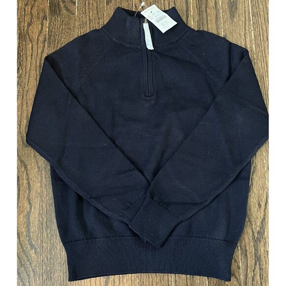 NWT Crewcuts Boys' Cotton Cashmere 1/2 Zip Sweater AZ753 Size XS 4-5 $65 - Picture 2 of 8